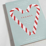 "Candy Cane" - Holiday Cards in Mint by Yuliya Evseeva - Close-Up
