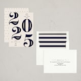 "Bold Year" - Holiday Cards in Midnight by Oma N. Ramkhelawan - Assembled