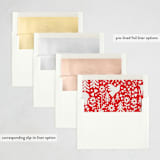 "woodland folk art" - Holiday Cards in Crimson by Karidy Walker - Envelope Liners