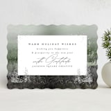 "Mist" - Holiday Cards in Evergreen by AK Graphics - Front