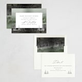 "Mist" - Holiday Cards in Evergreen by AK Graphics - Assembled
