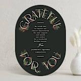 "Gratitude greenery" - Holiday Cards in Ink by Creo Study - Front