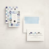 "Framed" - Holiday Cards in Ocean by Pixel and Hank - Assembled