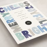 "Framed" - Holiday Cards in Ocean by Pixel and Hank - Detail