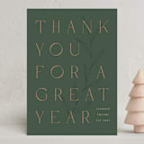 "a great year" - Holiday Cards in Fir by Summer Winkelman - Front