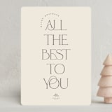 "Best to You" - Holiday Cards in Eggnog by Louise Kay - Front