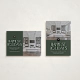 "Happiest Holidays" - Holiday Cards in Wreath by Stephanie Hawkes - Photo Orientation Options