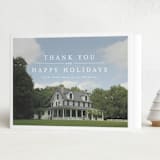 "Classic" - Holiday Cards in Snow by Kasia Labocki - Folded Card