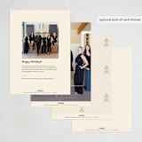 "geometrical peace" - Holiday Cards in Grass by Sumak Studio - Back of Card