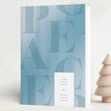 "Peaceful" - Holiday Cards in Ice by Julee London - Folded Card