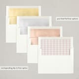 "Homemade" - Holiday Cards in Crimson by Kennedi Shaw - Envelope Liners