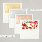 "Holiday Arches" - Holiday Cards in Cranberry by raven erebus - Envelope Liners
