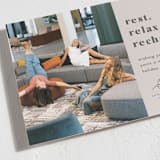 "Rest. Relax. Recharge." - Holiday Cards in Buttercream by Kristen Knechtel - Detail