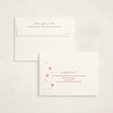 "Inflation" - Holiday Cards in Poinsettia by Robert and Stella - FREE Recipient Addressing