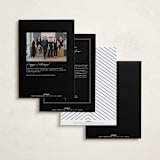 "Holiday Thanks!" - Holiday Cards in Snow by Pine Street Creative - Back of Card Options