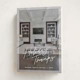 "Holiday Thanks!" - Holiday Cards in Snow by Pine Street Creative - Folded Card