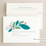 "Grateful" - Holiday Cards in Evergreen by Jen Owens - FREE Recipient Addressing
