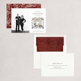 "Comfort and Joy" - Holiday Cards in Merlot by Heather Cairl - Assembled
