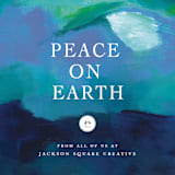 "Peaceful Earth" - Holiday Cards in Mindful by Jenny Partrite - Close-Up