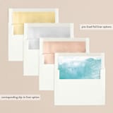 "Peaceful Earth" - Holiday Cards in Mindful by Jenny Partrite - Envelope Liners