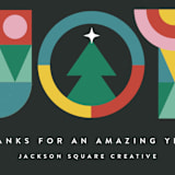 "Nordic Joy" - Holiday Cards in Ink by Maria Alou - Close-Up