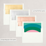 "Nordic Joy" - Holiday Cards in Ink by Maria Alou - Envelope Liners