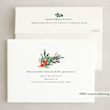 "Modern Wreath" - Holiday Cards in Midnight by Christy Hy Lee - FREE Recipient Addressing