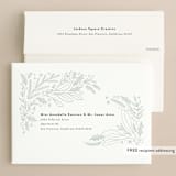 "Greetings" - Holiday Cards in Mint by Jen Owens - FREE Recipient Addressing