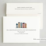 "Decorated City Street" - Holiday Cards in Frost by Diana Pinnell - FREE Recipient Addressing