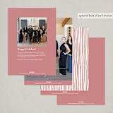 "A Door" - Holiday Cards in Holly Berry by Jenna Holcomb - Back of Card Options
