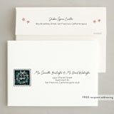 "Joyful holiday stamps" - Holiday Cards in Rosy Cheeks by Another Please - FREE Recipient Addressing