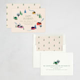 "Neighborhood" - Holiday Cards in Sugar Plum by Julie Murray - Assembled