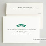 "Ribbon Box" - Holiday Cards in Pine by Paper Raven Co. - FREE Recipient Addressing