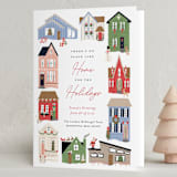 "No Place Like Home" - Holiday Cards in Candy by Erin German - Folded Card