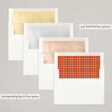 "Mountain Town" - Holiday Cards in Berry by Kat Roberts - Envelope Liner Options