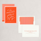 "Endless" - Holiday Cards in Berry by JoAnn Jinks - Assembled