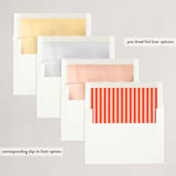 "Endless" - Holiday Cards in Berry by JoAnn Jinks - Envelope Liners