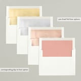 "Your Continued Support" - Holiday Cards in Eraser by Kristen Smith - Envelope Liners