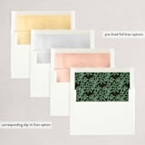 "wishing happy holidays" - Holiday Cards in Snow by frances mathys - Envelope Liners