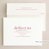 "Nice List Approved" - Holiday Cards in Ruby by Hudson meet Rose - FREE Recipient Addressing