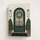 "Holiday Home" - Holiday Cards in Juniper by Ekko Studio - Folded Card