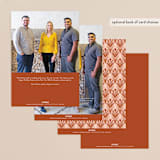 "Joy ornament" - Holiday Cards in Spice by Joanna Griffin - Back of Card