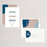 "third time's the charm" - Holiday Cards in Denim by Tanya Lee of Frooted Design - Assembled