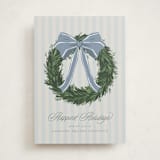 "Cape May Charm" - Holiday Cards in Powder by Everett Paper Goods - Front