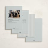 "Cape May Charm" - Holiday Cards in Powder by Everett Paper Goods - Back of Card Options