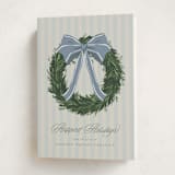 "Cape May Charm" - Holiday Cards in Powder by Everett Paper Goods - Folded Card