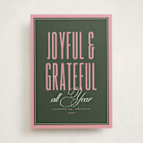 "Simply Said" - Holiday Cards in Wreath by letterfix - Front