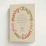 "word wreath" - Holiday Cards in Jolly by Jen Owens - Folded Card