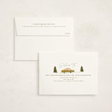 "In the City" - Holiday Cards in Moss by Vera Lim - FREE Recipient Addressing