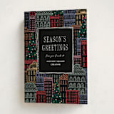 "Holiday City" - Holiday Cards in Eclipse by Pixel and Hank - Folded Card